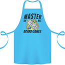 Master of All Board Games Cotton Apron 100% Organic Turquoise
