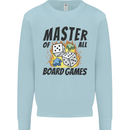 Master of All Board Games Kids Sweatshirt Jumper Light Blue