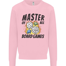 Master of All Board Games Kids Sweatshirt Jumper Light Pink