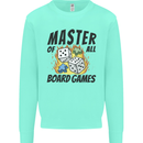 Master of All Board Games Kids Sweatshirt Jumper Peppermint