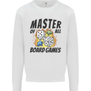 Master of All Board Games Kids Sweatshirt Jumper White