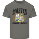 Master of All Board Games Kids T-Shirt Childrens Charcoal