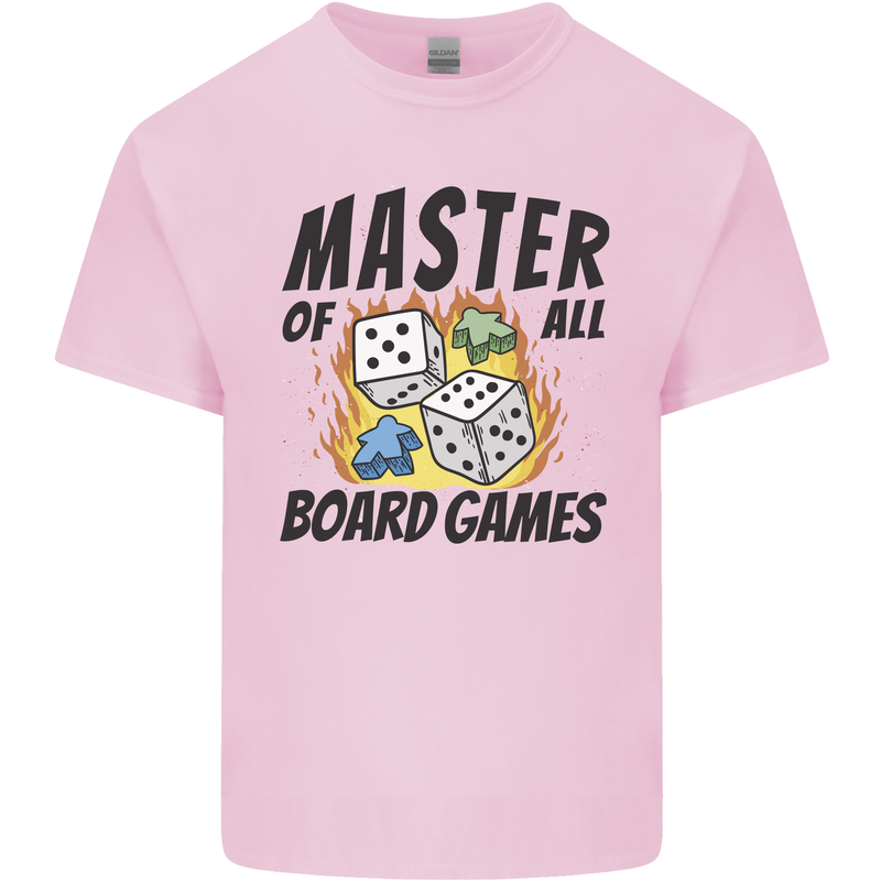 Master of All Board Games Kids T-Shirt Childrens Light Pink