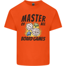 Master of All Board Games Kids T-Shirt Childrens Orange