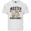 Master of All Board Games Kids T-Shirt Childrens White