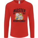 Master of All Board Games Mens Long Sleeve T-Shirt Red