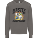 Master of All Board Games Mens Sweatshirt Jumper Charcoal