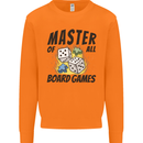 Master of All Board Games Mens Sweatshirt Jumper Orange