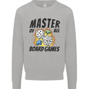 Master of All Board Games Mens Sweatshirt Jumper Sports Grey
