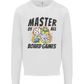 Master of All Board Games Mens Sweatshirt Jumper White