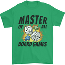 Master of All Board Games Mens T-Shirt 100% Cotton Irish Green
