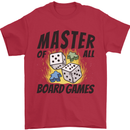 Master of All Board Games Mens T-Shirt 100% Cotton Red