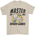 Master of All Board Games Mens T-Shirt 100% Cotton Sand