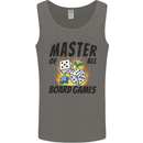 Master of All Board Games Mens Vest Tank Top Charcoal