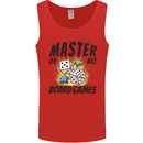 Master of All Board Games Mens Vest Tank Top Red