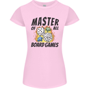 Master of All Board Games Womens Petite Cut T-Shirt Light Pink