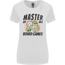 Master of All Board Games Womens Wider Cut T-Shirt White