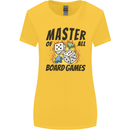 Master of All Board Games Womens Wider Cut T-Shirt Yellow