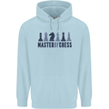 Master of Chess Childrens Kids Hoodie Light Blue