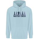 Master of Chess Childrens Kids Hoodie Light Blue