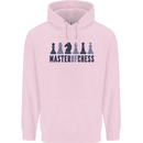 Master of Chess Childrens Kids Hoodie Light Pink