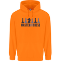Master of Chess Childrens Kids Hoodie Orange