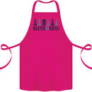 Master of Chess Cotton Apron 100% Organic Pink
