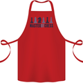 Master of Chess Cotton Apron 100% Organic Red