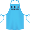 Master of Chess Cotton Apron 100% Organic Turquoise
