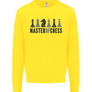 Master of Chess Kids Sweatshirt Jumper Yellow