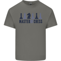 Master of Chess Kids T-Shirt Childrens Charcoal