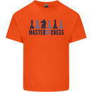 Master of Chess Kids T-Shirt Childrens Orange