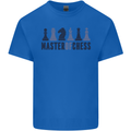 Master of Chess Kids T-Shirt Childrens Royal Blue