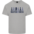 Master of Chess Kids T-Shirt Childrens Sports Grey