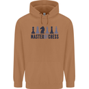 Master of Chess Mens 80% Cotton Hoodie Caramel Latte