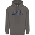 Master of Chess Mens 80% Cotton Hoodie Charcoal