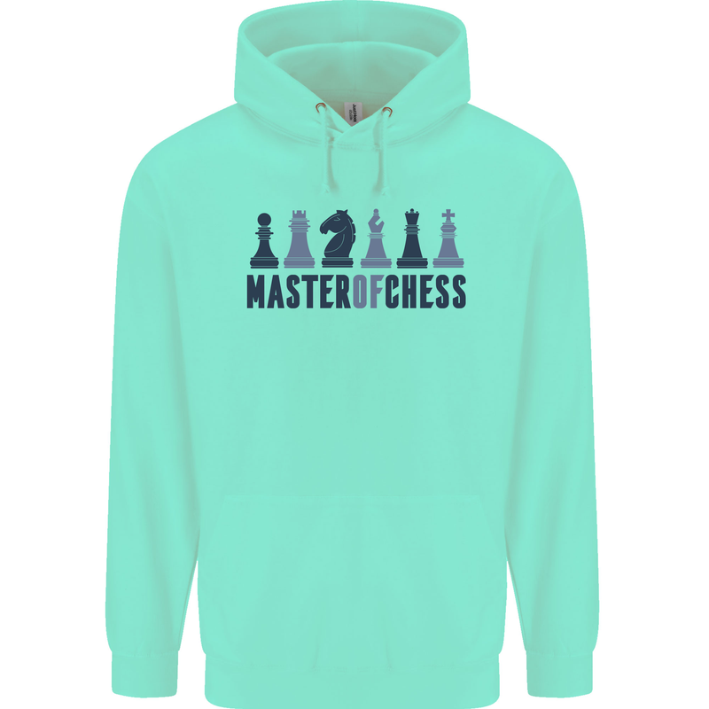 Master of Chess Mens 80% Cotton Hoodie Peppermint