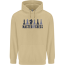 Master of Chess Mens 80% Cotton Hoodie Sand