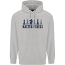 Master of Chess Mens 80% Cotton Hoodie Sports Grey