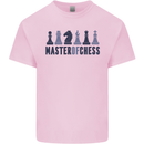 Master of Chess Mens Cotton T-Shirt Tee Top Light Pink