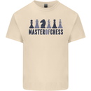 Master of Chess Mens Cotton T-Shirt Tee Top Natural