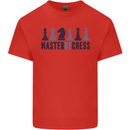 Master of Chess Mens Cotton T-Shirt Tee Top Red