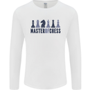 Master of Chess Mens Long Sleeve T-Shirt White