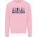 Master of Chess Mens Sweatshirt Jumper Light Pink