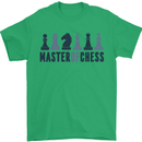 Master of Chess Mens T-Shirt 100% Cotton Irish Green