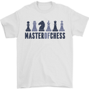 Master of Chess Mens T-Shirt 100% Cotton White