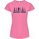 Master of Chess Womens Petite Cut T-Shirt Azalea