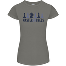Master of Chess Womens Petite Cut T-Shirt Charcoal