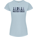 Master of Chess Womens Petite Cut T-Shirt Light Blue