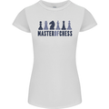 Master of Chess Womens Petite Cut T-Shirt White